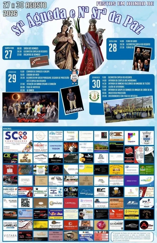 Festas de Jugueiros (Santa Águeda) 2026