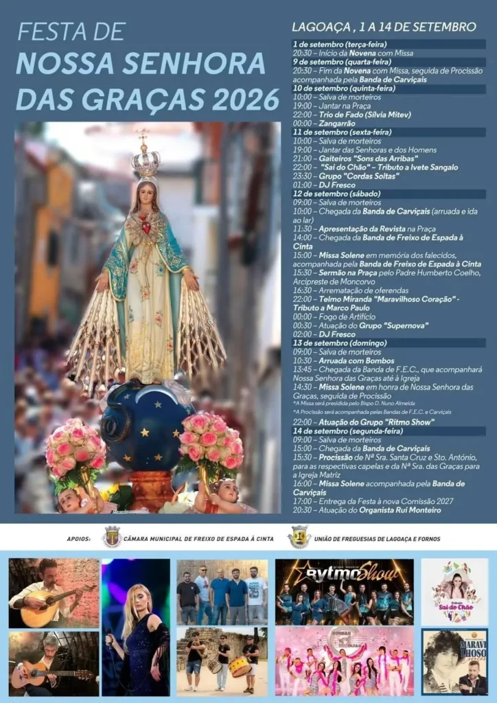 Festas de Lagoaça (Senhora das Graças) 2026