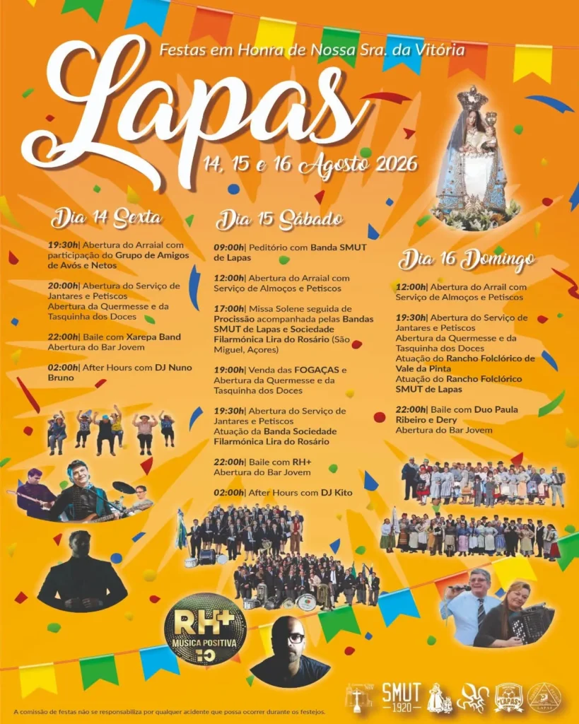 Festas de Lapas, Torres Novas (Senhora da Vitória) 2026