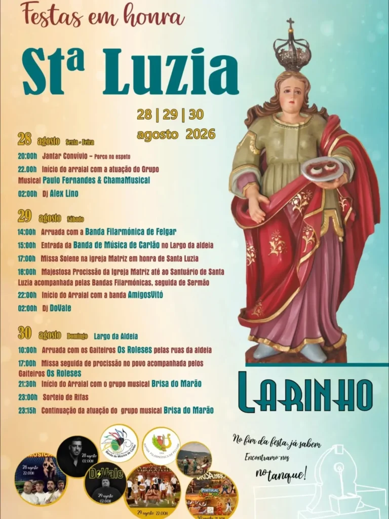 Festas de Larinho (Santa Luzia) 2026