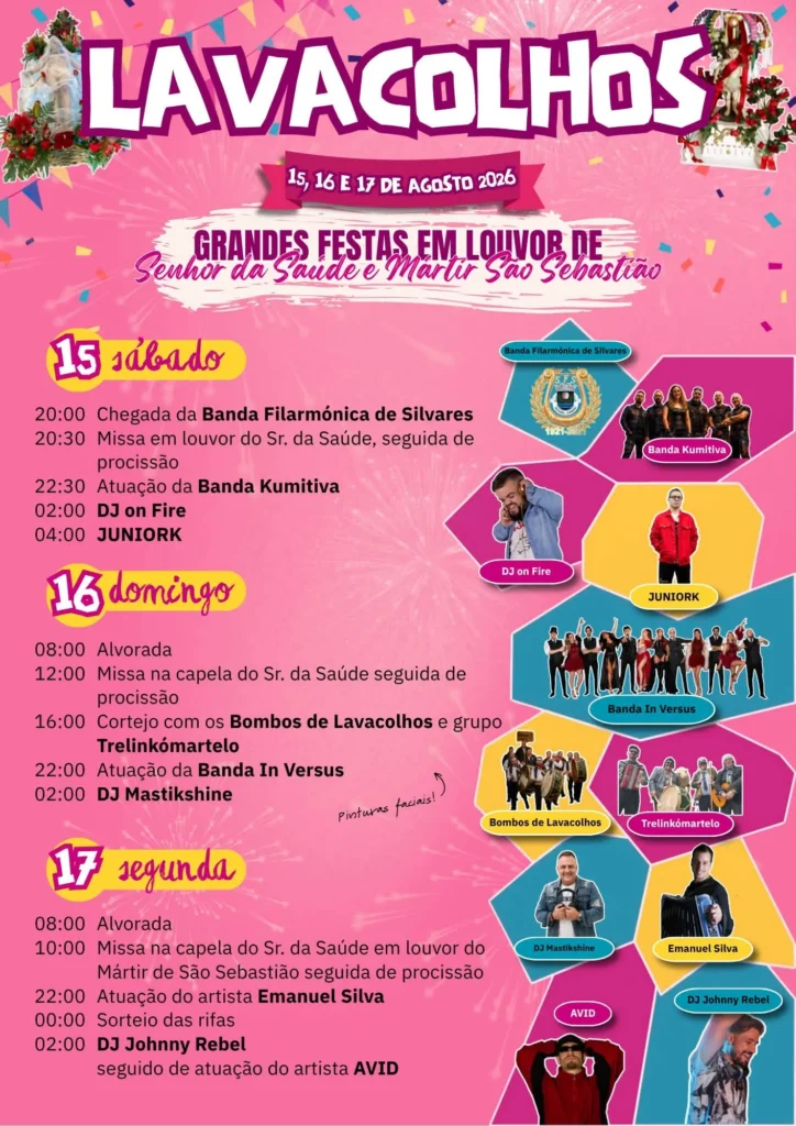 Festas de Lavacolhos (Senhor da Saúde) 2026