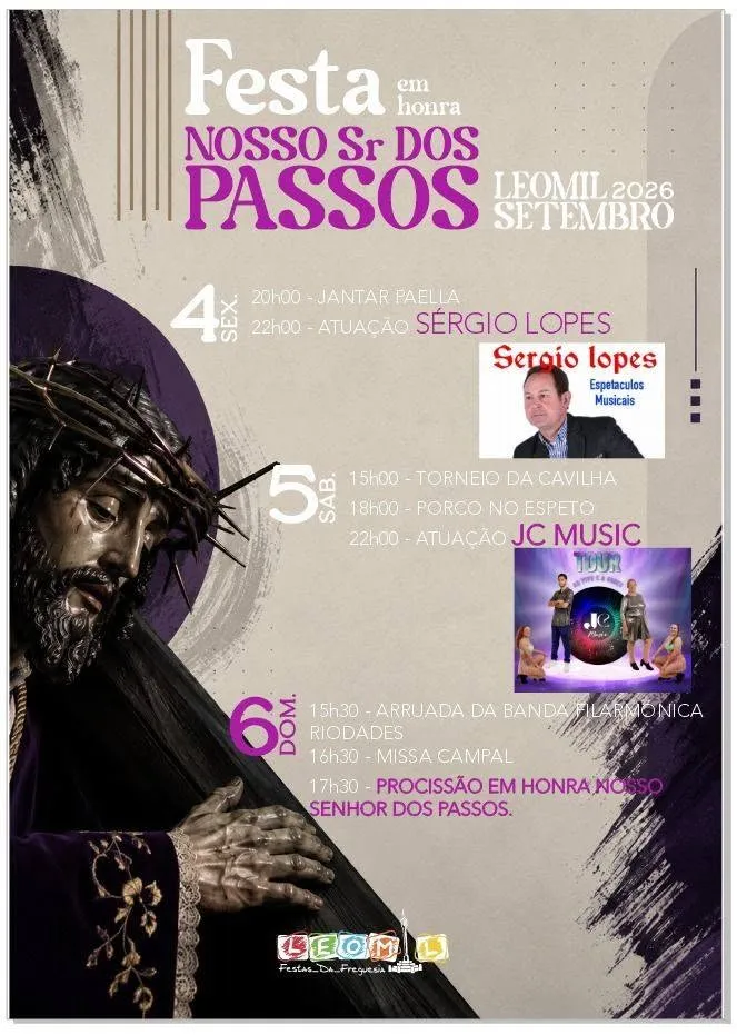 Festas de Leomil (Senhor dos Passos) 2026