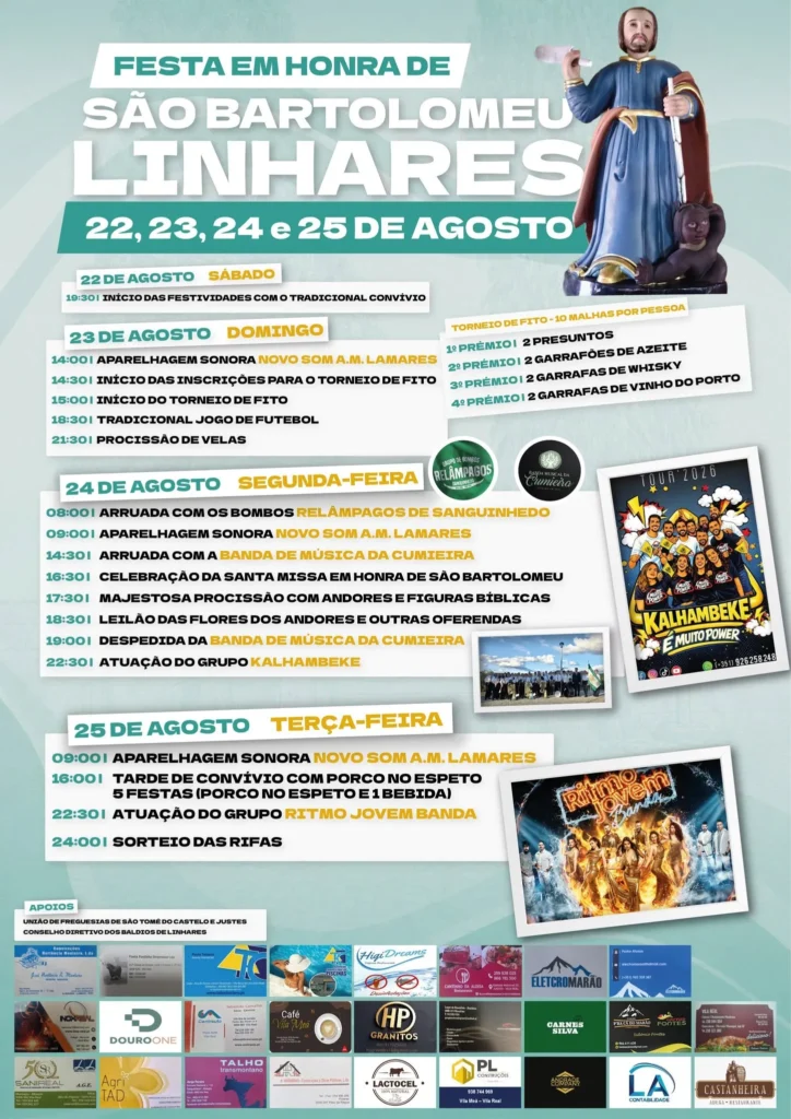 Festas de Linhares (São Bartolomeu) 2026