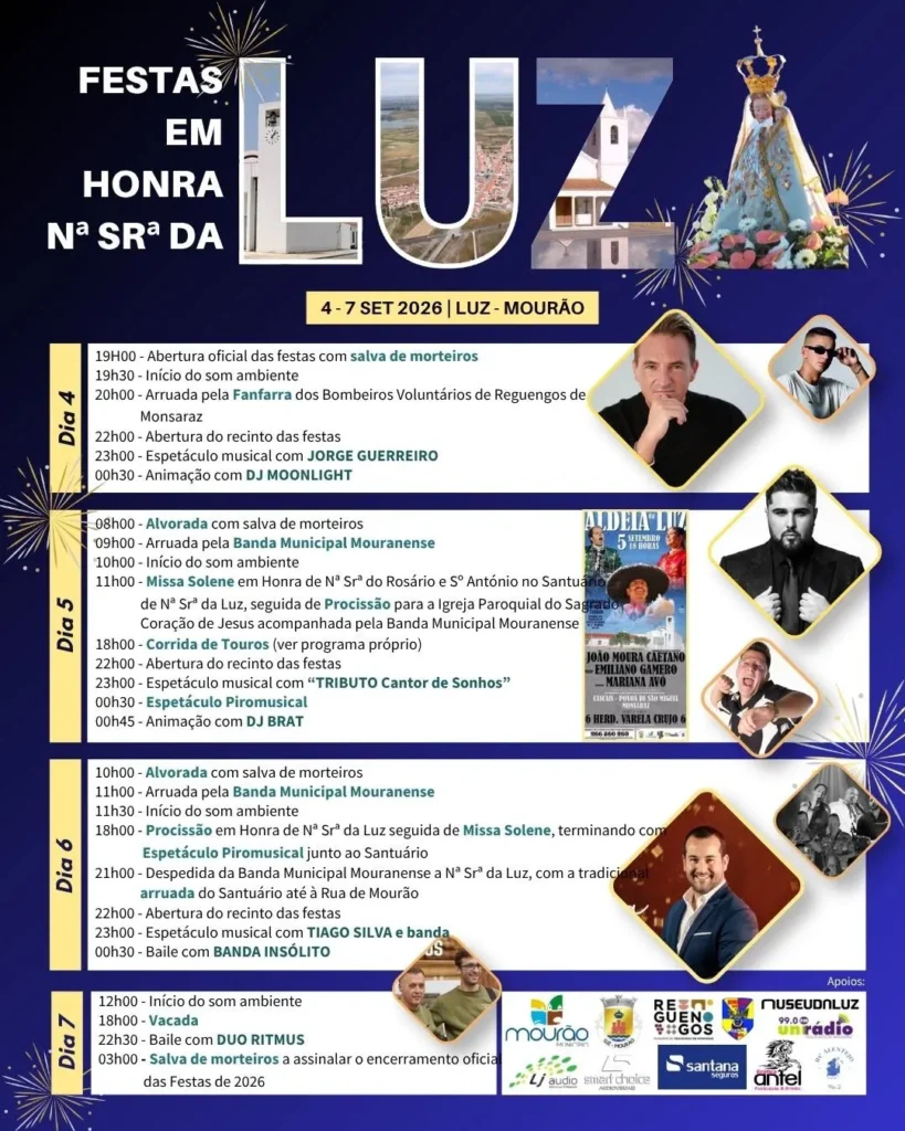 Festas de Luz, Mourão 2026