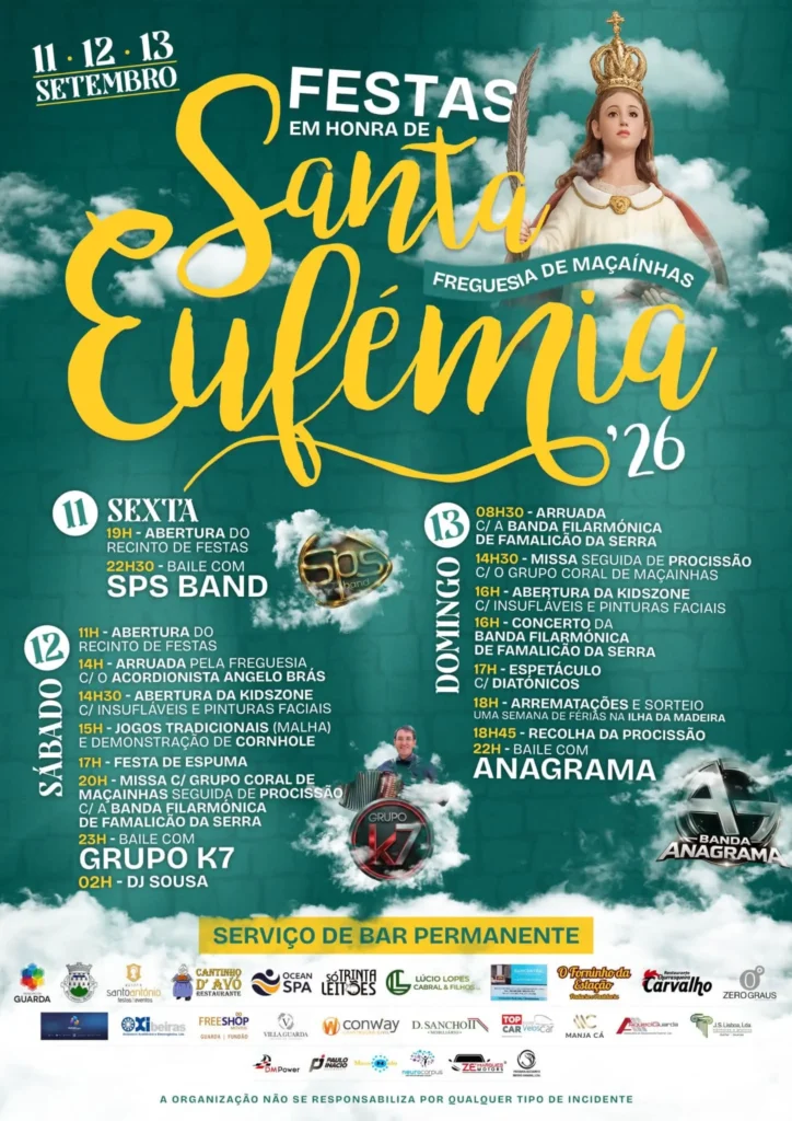 Festas de Maçaínhas (Santa Eufémia) 2026