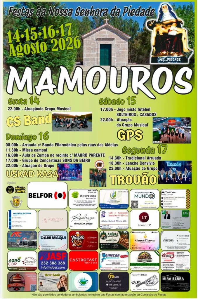Festas de Mamouros (Senhora da Piedade) 2026