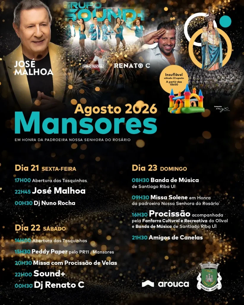 Festas de Mansores (Senhora do Rosário) 2026