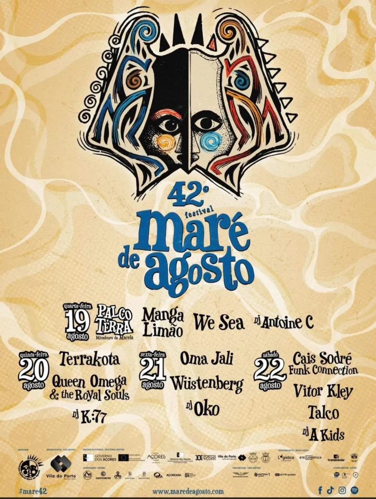 Festival Maré de Agosto 2026 em Vila do Porto