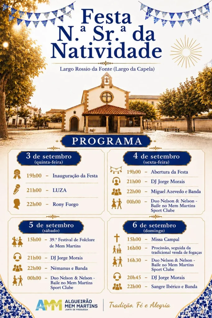 Festas de Mem Martins (Senhora da Natividade) 2026