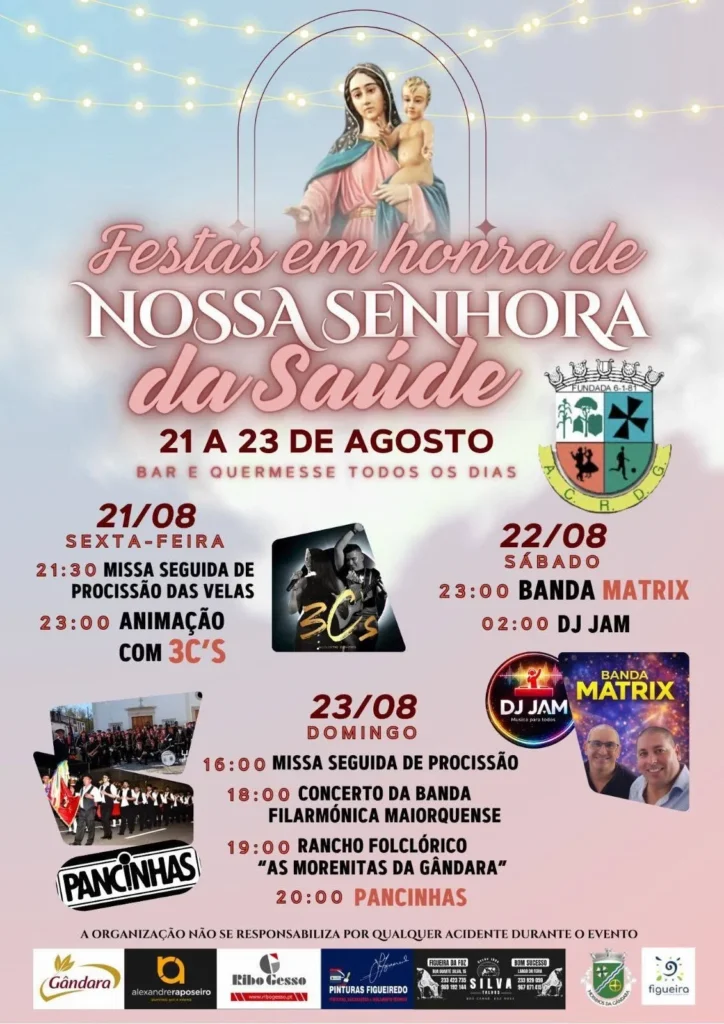Festas de Moinhos da Gândara (Senhora da Saúde) 2026
