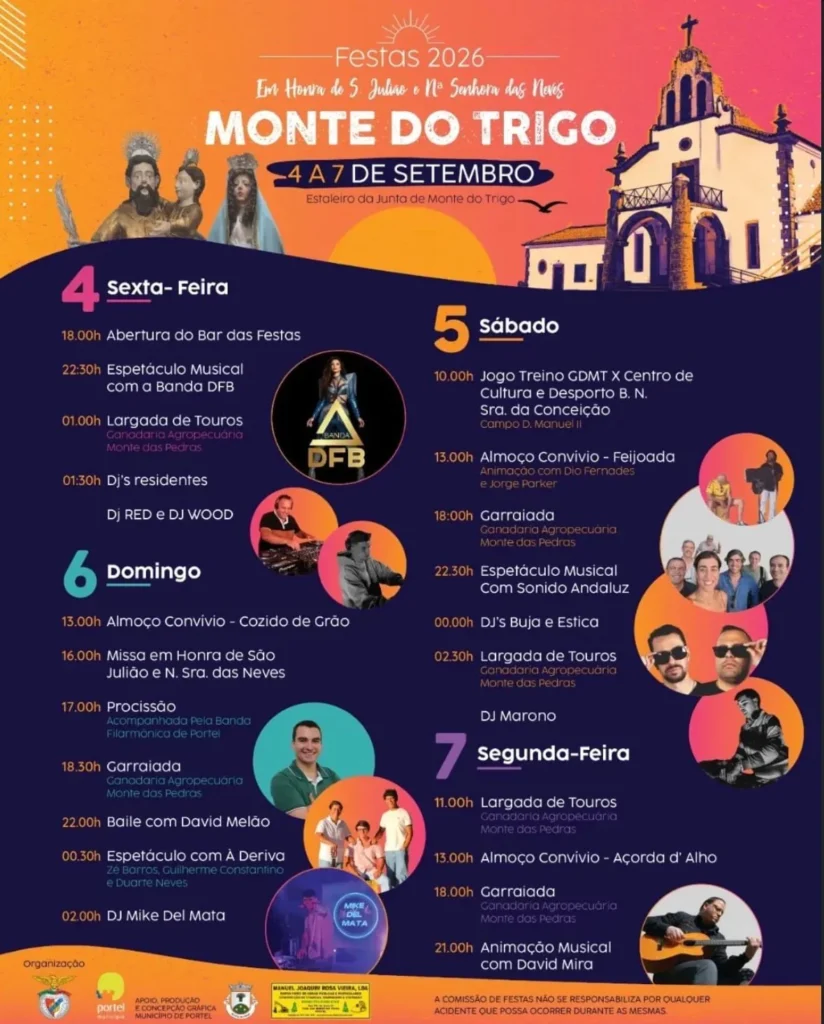 Festas de Monte do Trigo (São Julião) 2026