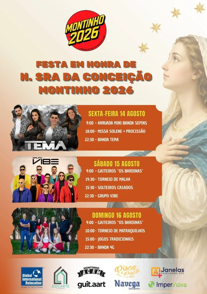 Festas de Montinho (Senhora da Conceição) 2026