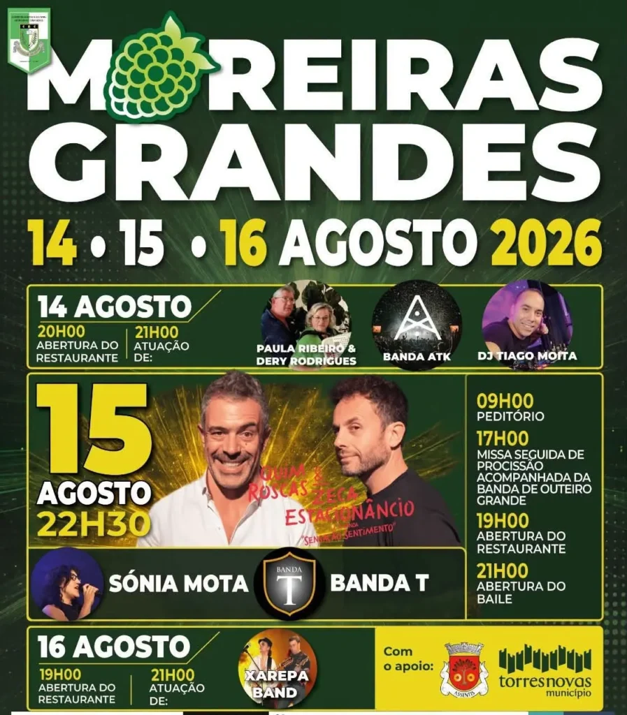 Festas de Moreiras Grandes 2026