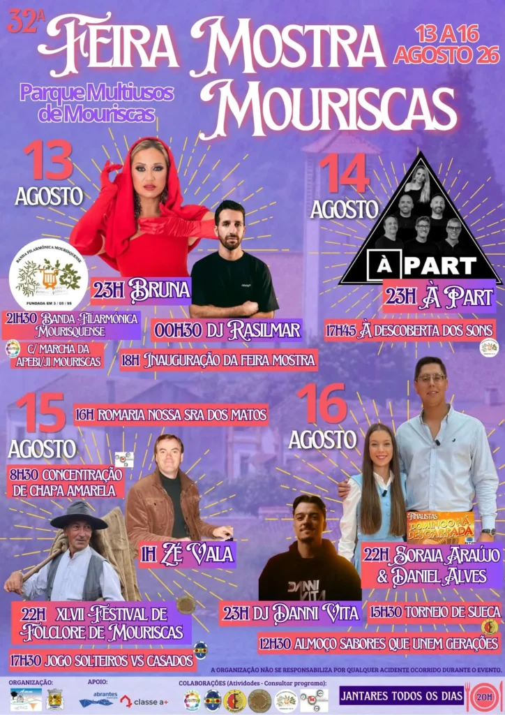 Festas de Mouriscas 2026