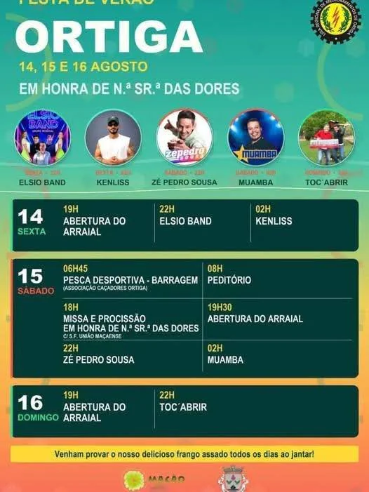 Festas de Ortiga (Senhora das Dores) 2026