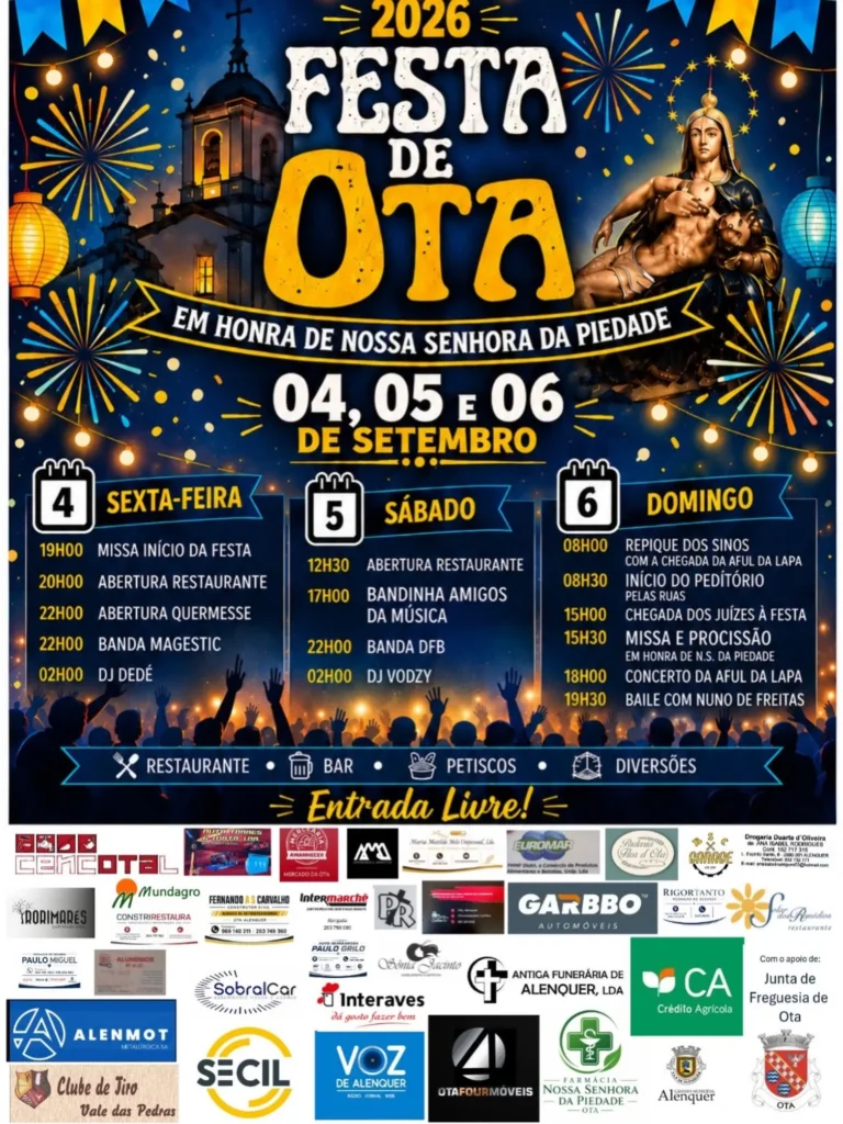Festas de Ota (Senhora da Piedade) 2026