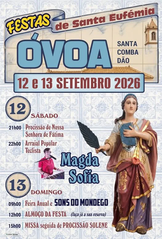 Festas de Óvoa (Santa Eufémia) 2026