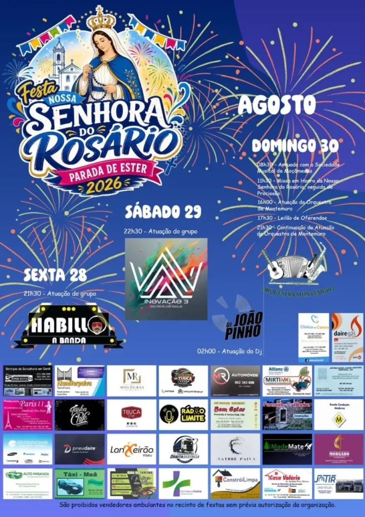 Festas de Parada de Ester (Senhora do Rosário) 2026