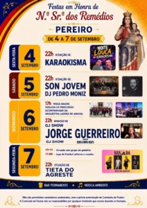 Festas de Pereiro, Anadia (Senhora dos Remédios) 2026