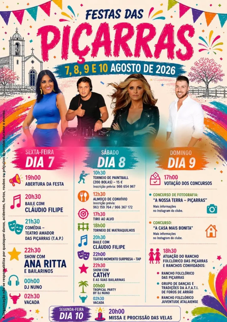 Festas das Piçarras 2026