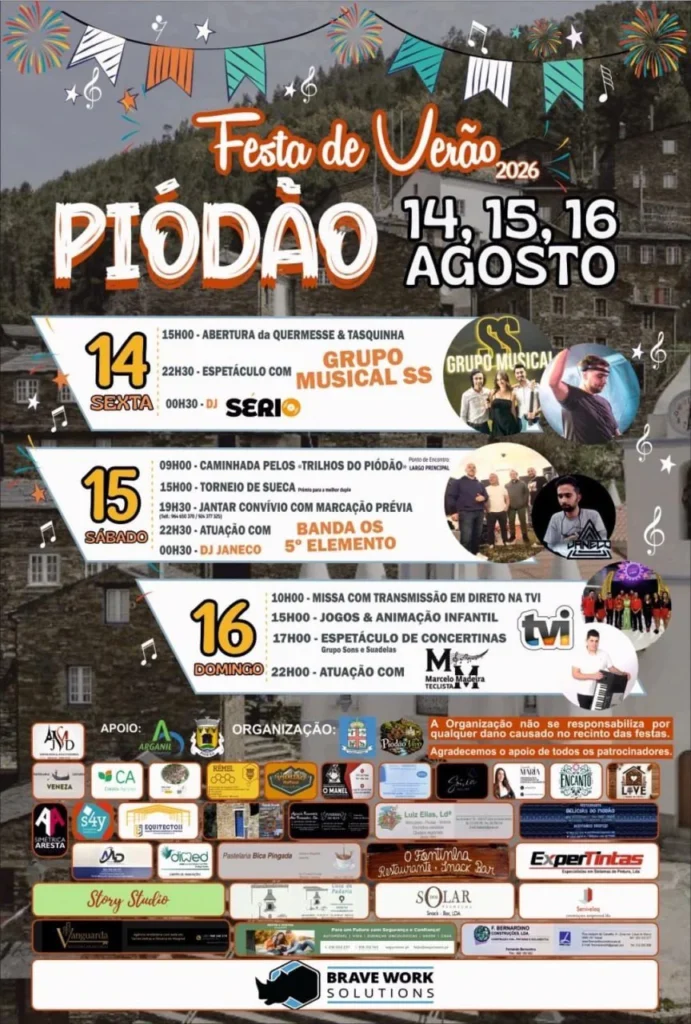 Festas do Piódão (Verão) 2026