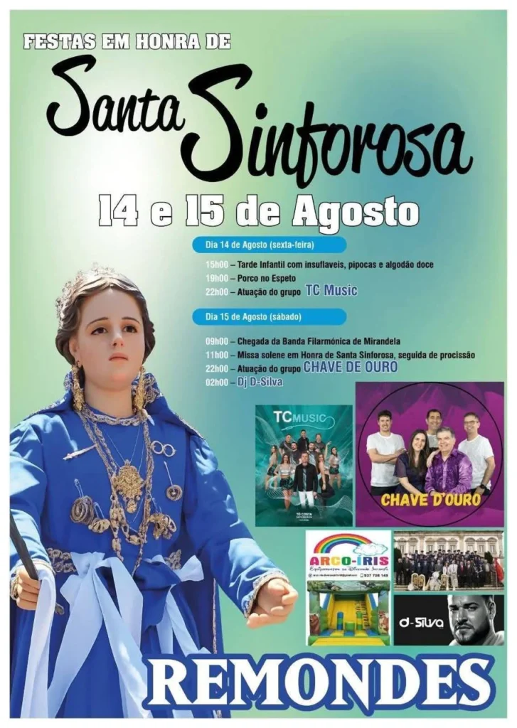 Festas de Remondes (Santa Dinforosa) 2026