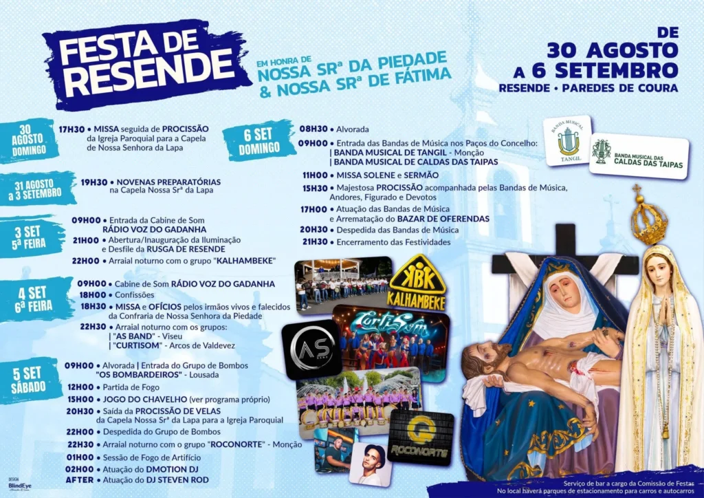Festas de Resende (Senhora da Piedade) 2026