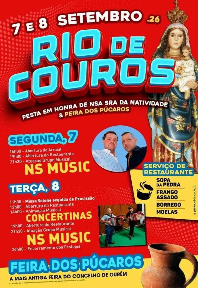 Festas de Rio de Couros (Púcaros) 2026