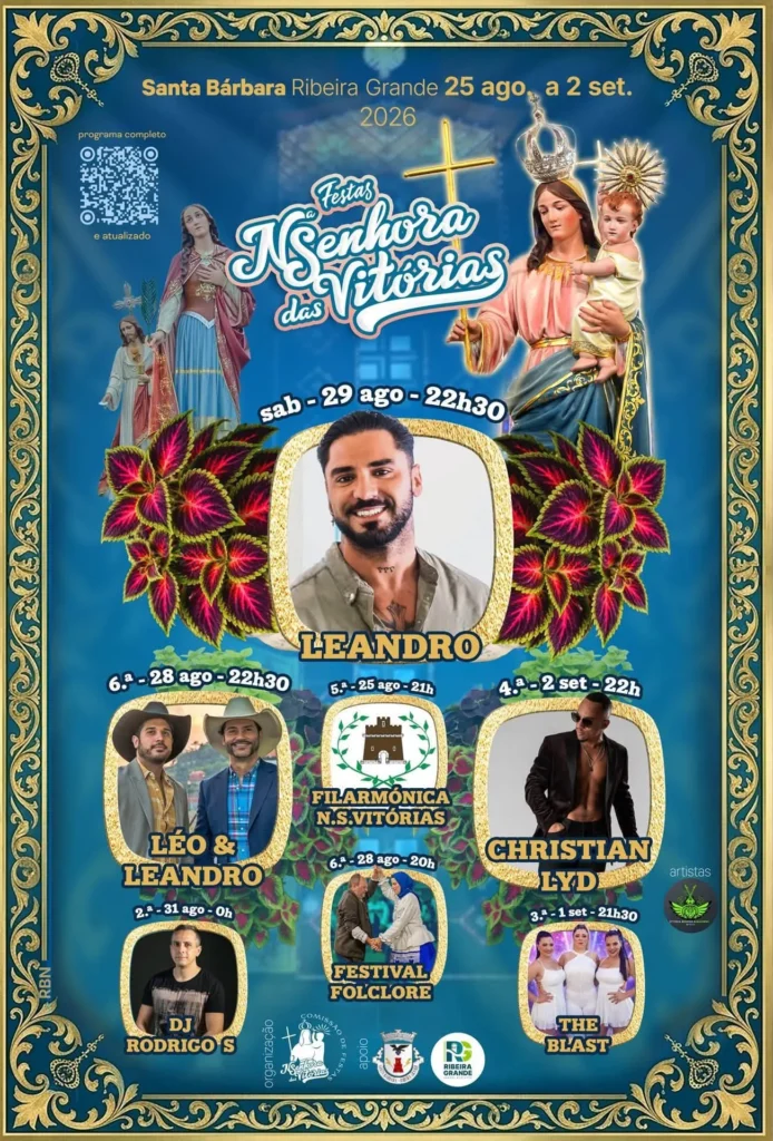 Festas de Santa Bárbara, Ribeira Grande (Senhora das Vitórias) 2026