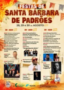 Festas de Santa Bárbara de Padrões 2026