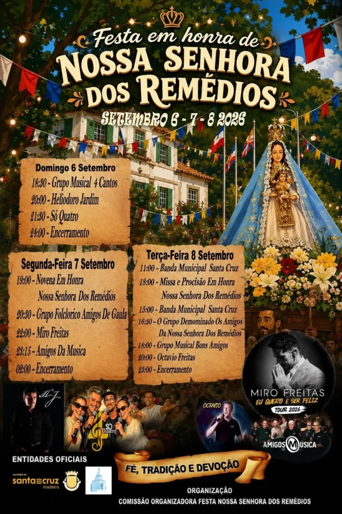 Festas de Santa Cruz (Senhora dos Remédios) 2026