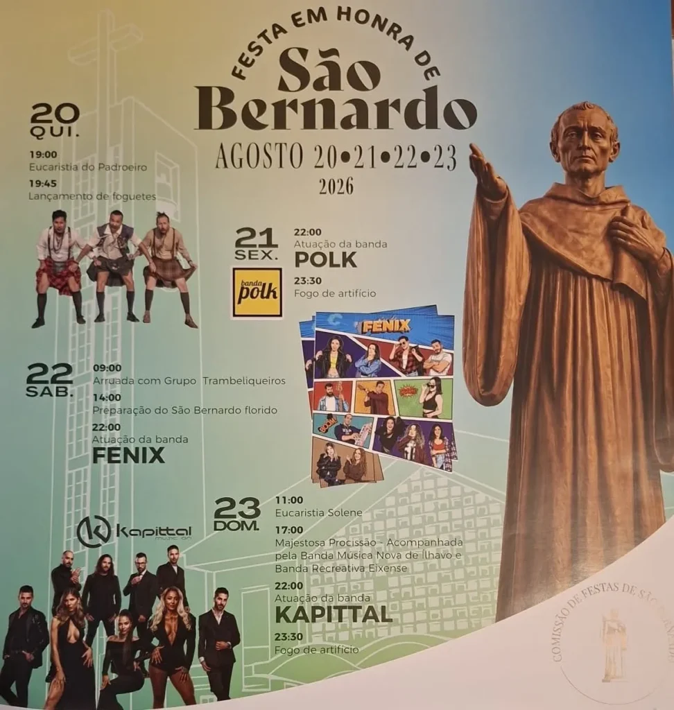 Festas de São Bernardo, Aveiro 2026