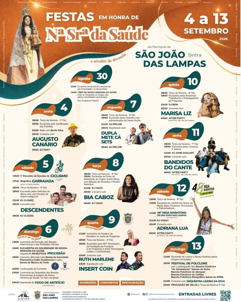 Festas de São João das Lampas (Senhora da Saúde) 2026