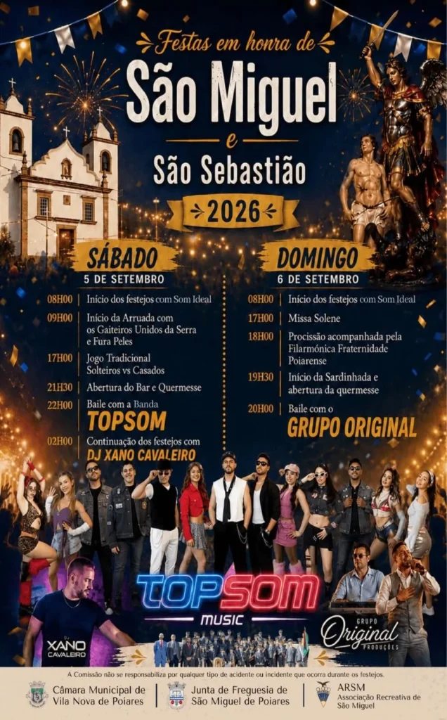 Festas de São Miguel de Poiares 2026