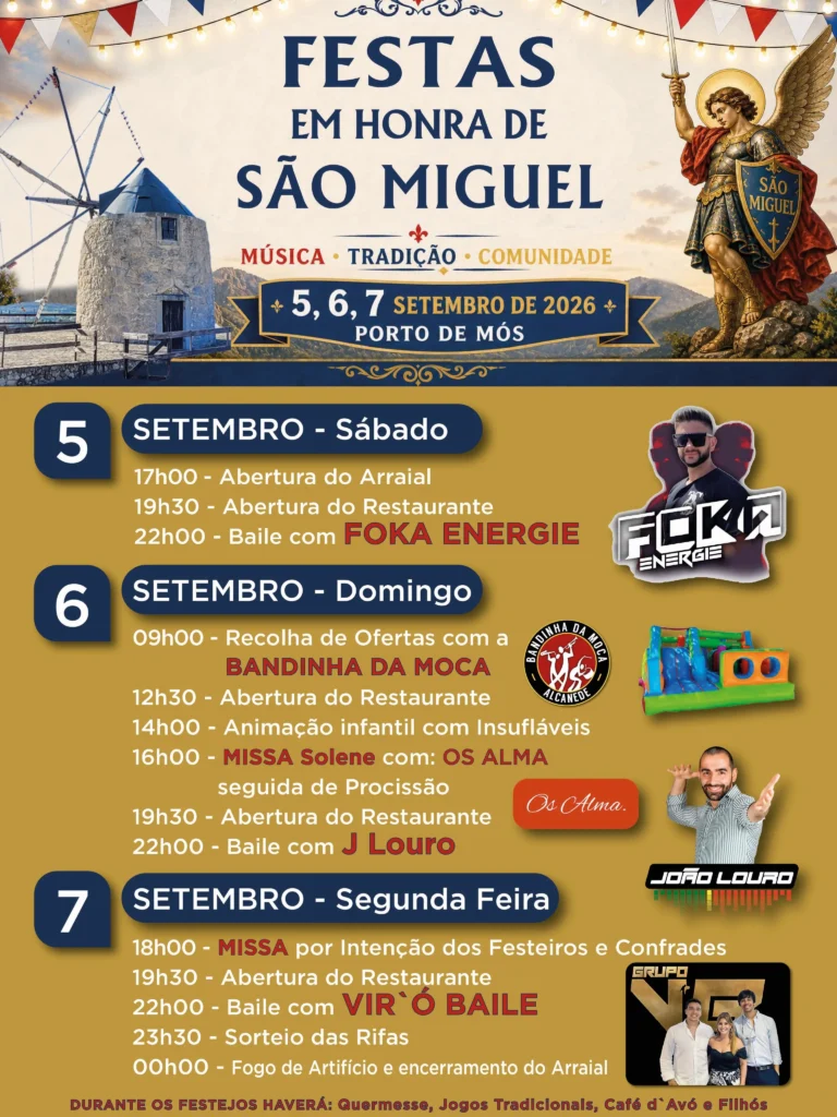 Festas de Porto de Mós (São Miguel) 2026
