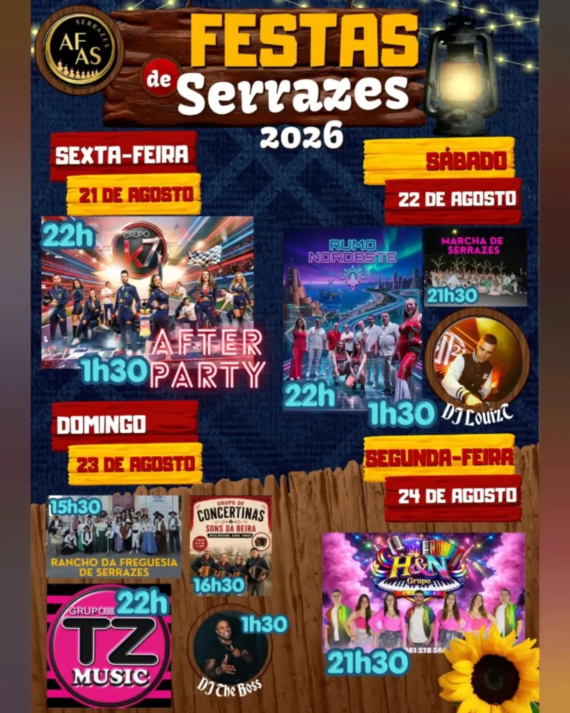 Festas de Serrazes 2026