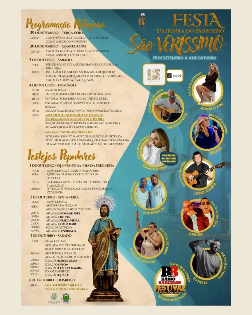 Festas de Tamel São Veríssimo 2026