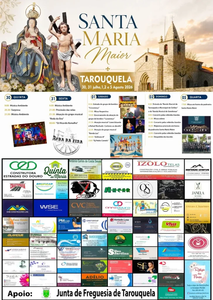 Festas de Tarouquela (Santa Maria Maior) 2026