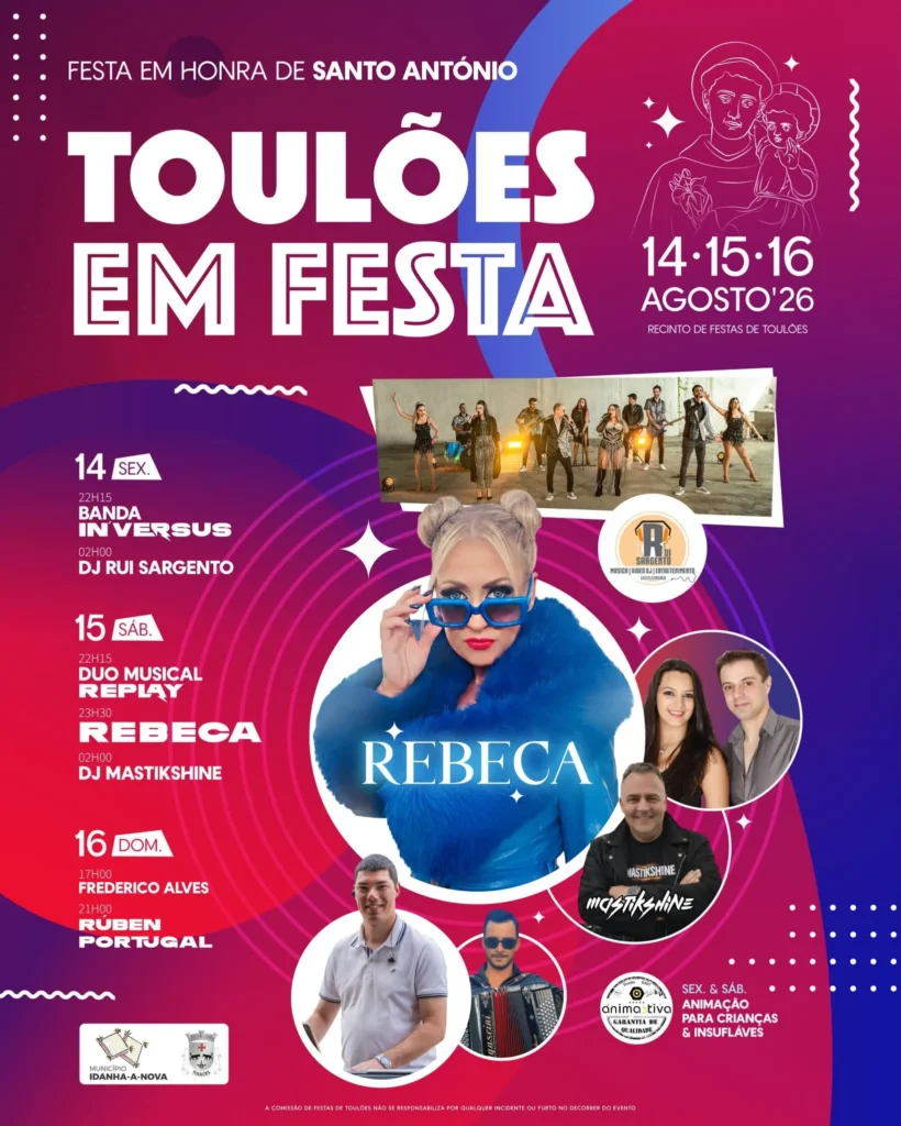 Festas de Toulões (Santo António) 2026