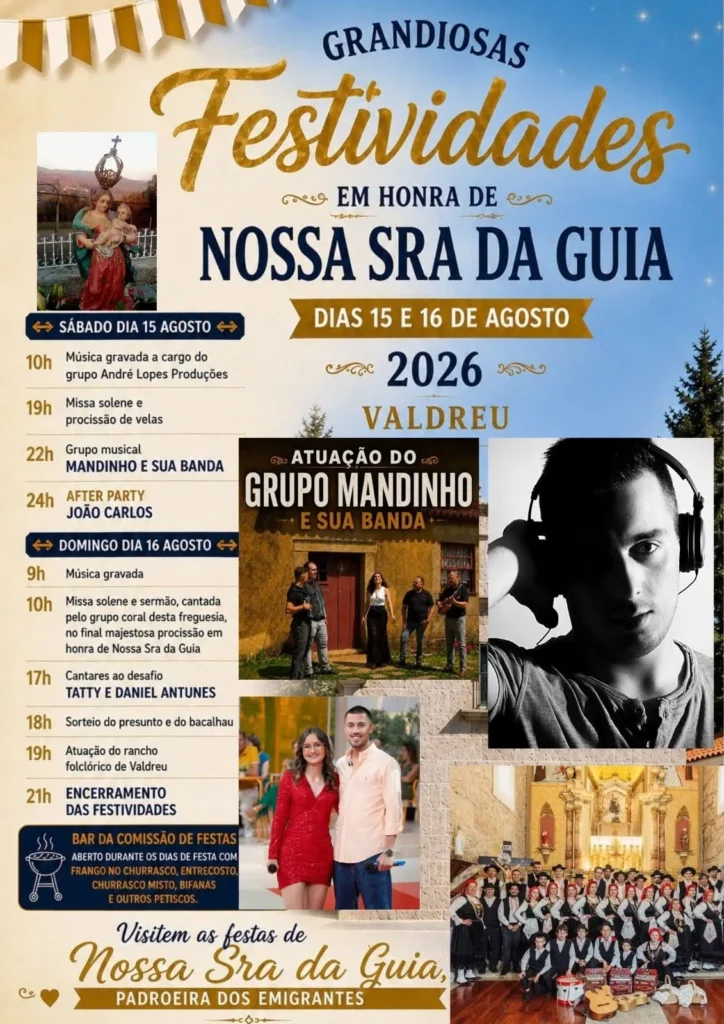 Festas de Valdreu (Senhora da Guia) 2026