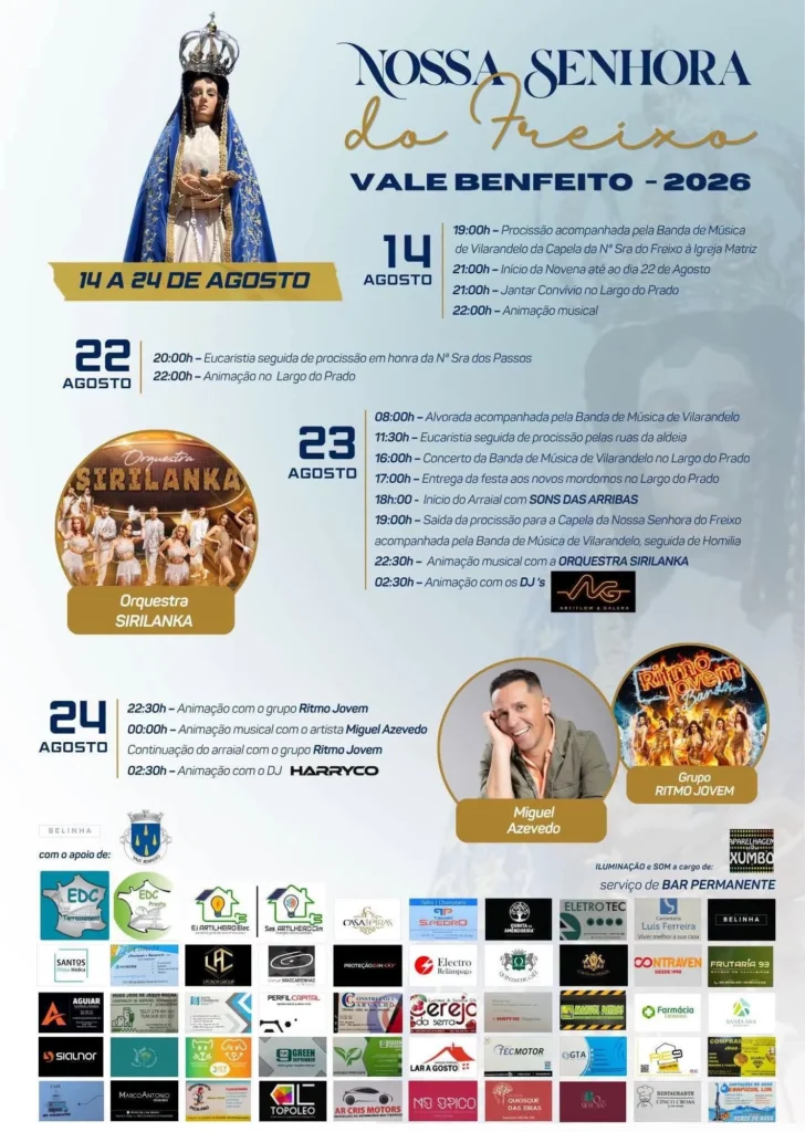 Festas de Vale Benfeito (Senhora do Freixo) 2026