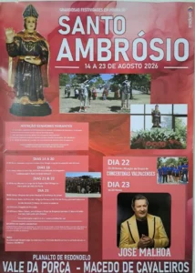 Festas de Vale da Porca (Santo Ambrósio) 2026