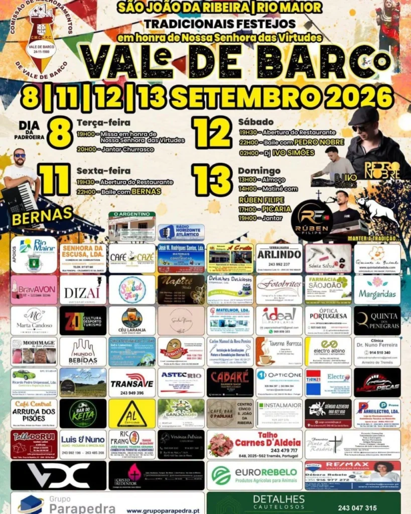 Festas de Vale de Barco (Senhora das Virtudes) 2026