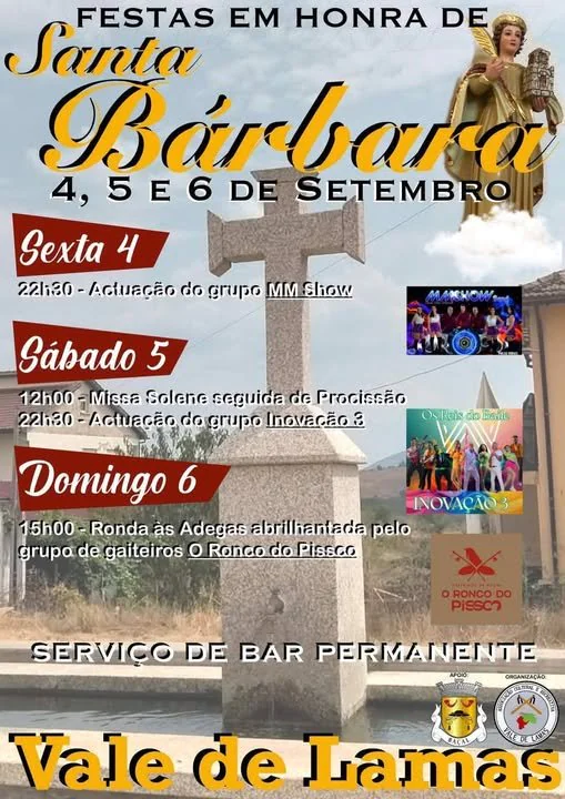 Festas de Vale de Lamas (Santa Bárbara) 2026