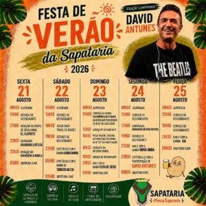 Festas de Sapataria 2026
