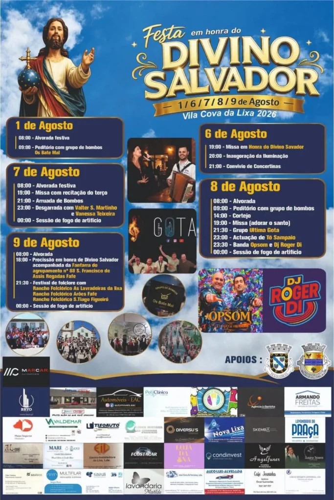 Festas de Vila Cova de Lixa (Divino Salvador) 2026