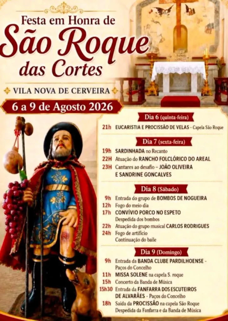 Festas de Vila Nova de Cerveira (São Roque) 2026