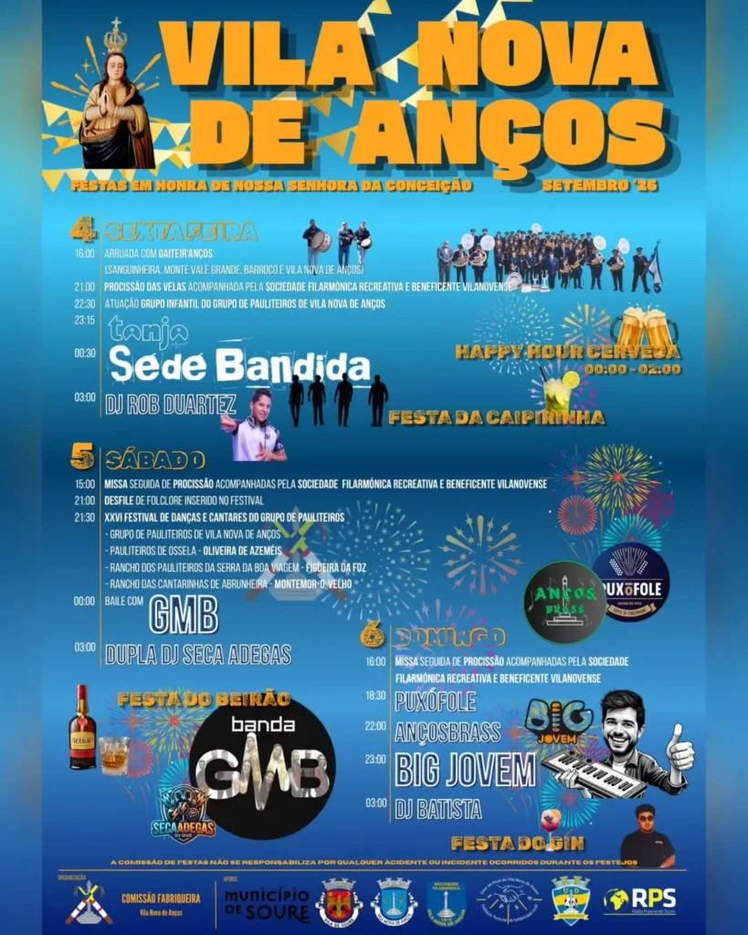 Festas de Vila Nova de Anços (Senhora da Conceição) 2026