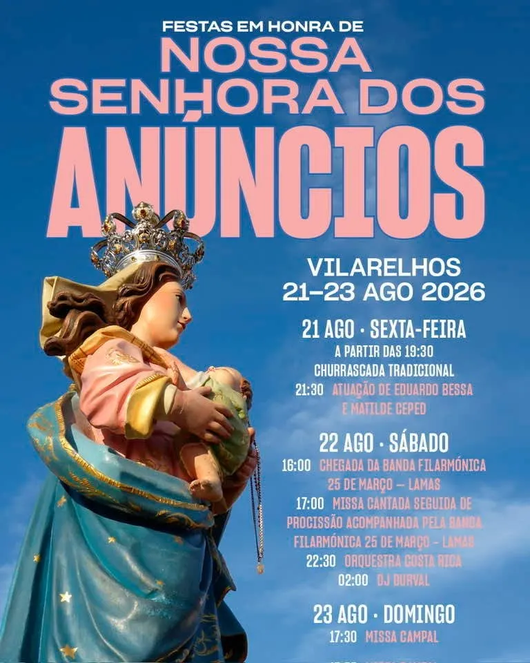 Festas de Vilarelhos (Senhora dos Anúncios) 2026