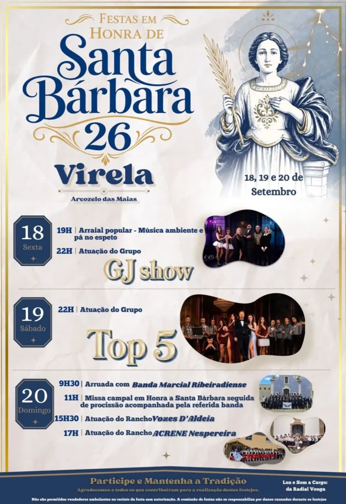Festas de Virela (Santa Bárbara) 2026